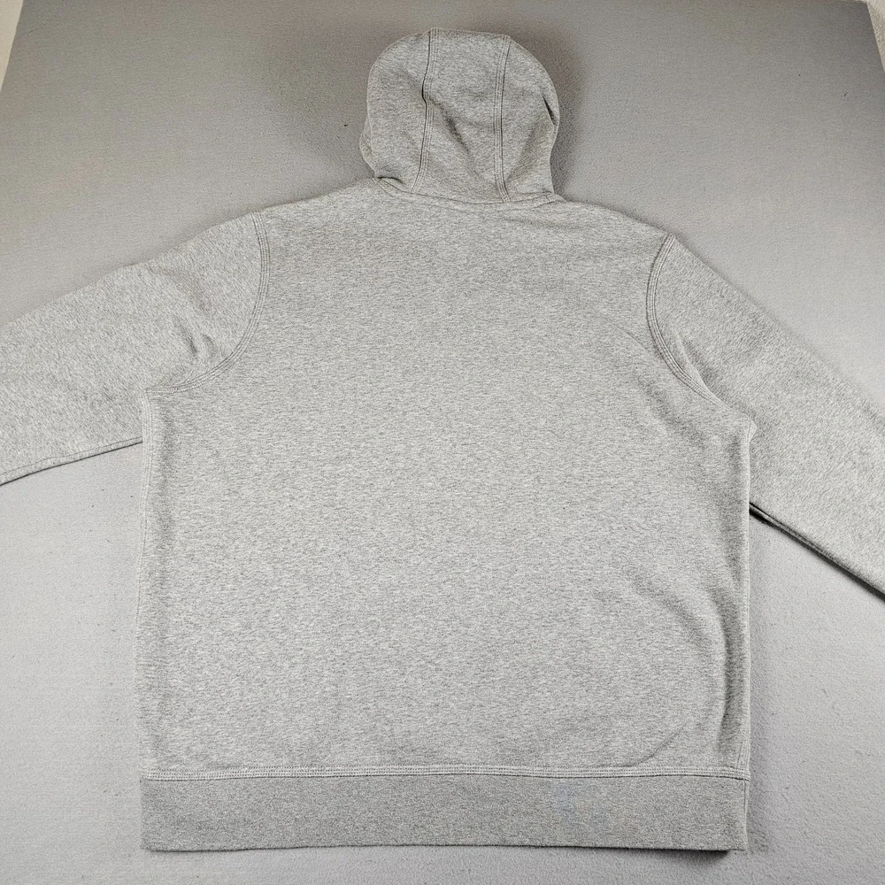 Nike Sportswear Club Fleece Hoodie Mens XXL Gray Pullover Classic Embroidered
